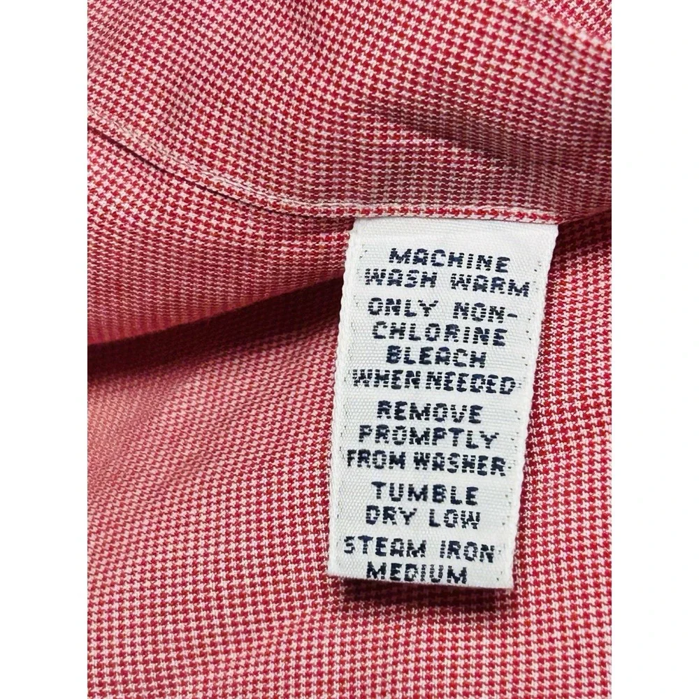 Polo Ralph Lauren Yarmouth Pink Pinpoint Oxford Shirt Mens 18 36/37 2XL VINTAGE